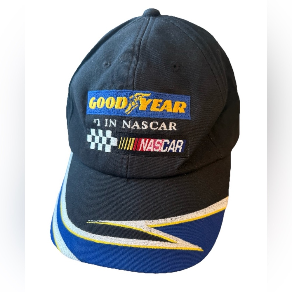 Goodyear #1 In NASCAR Cap Hat Adjustable Embroidered Vintage K Products Cars